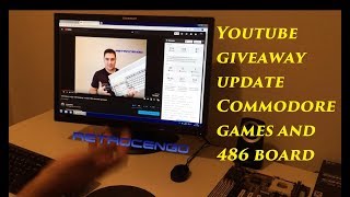 Commodore Amiga Commodore 64 game and 486 Soyo motherboard Retrocengo youtube channel giveaway