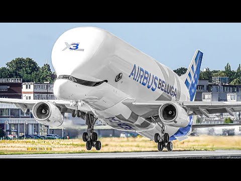 ✈️ 100 TAKEOFFS and LANDINGS at HAMBURG Airport & AIRBUS FACTORY Finkenwerder Airport [HAM/EDDH]