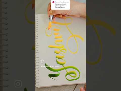 Blending colours. Your name in comments and subscribe. 😊 #yashvir #art#calligraphy
