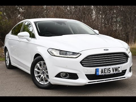Used Ford Mondeo 1.6 TDCi ECOnetic Titanium 5dr Frozen White 2015