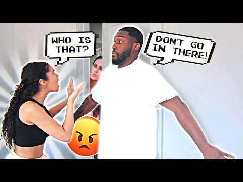 HIDING ANOTHER GIRL IN OUR HOUSE!!! *SHE FLIPS*