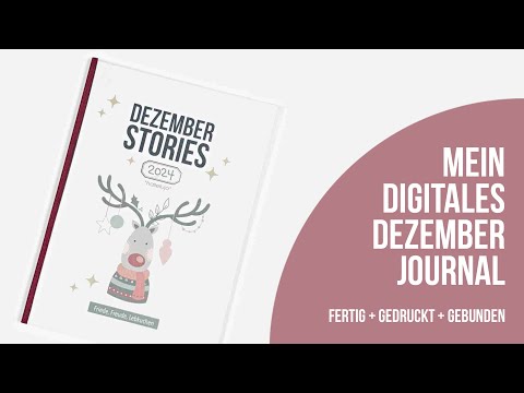 digital December Journal with Goodnotes | finished album - printed and bound ❤️
