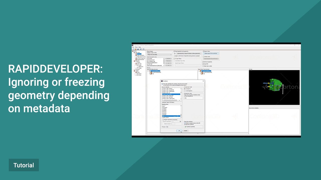 RapidDeveloper Tutorial. Ignoring or freezing geometry depending on metadata.