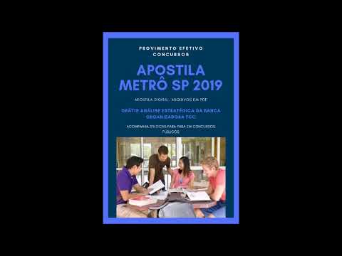 Apostila Administração de Empresas Metrô SP 2019