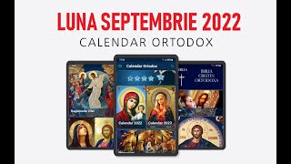 Calendar Ortodox Septembrie 2022