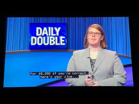 Jeopardy, Tim McCaigue Day 2 - 1st Daily Double (3/24/22)