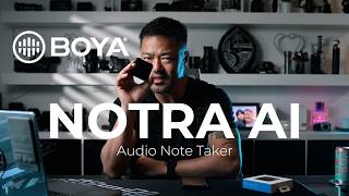 BOYA Notra AI Recorder – This Tiny AI Device Replaces Your Notebook?!