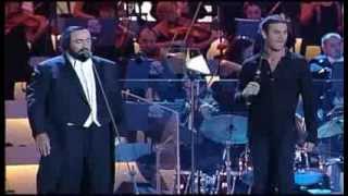 Pavarotti &amp; Enrique Iglesias - Cielito lindo (widescreen)