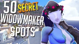 50 SECRET HIDDEN SNIPER SPOTS IN OVERWATCH