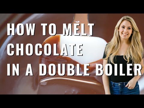 How To Temper (Melt) Chocolate: Double Boiler Method