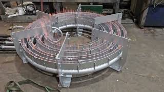 Huge ring burner running on Nat gas and air