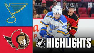 Ottawa Senators vs St. Louis Blues
