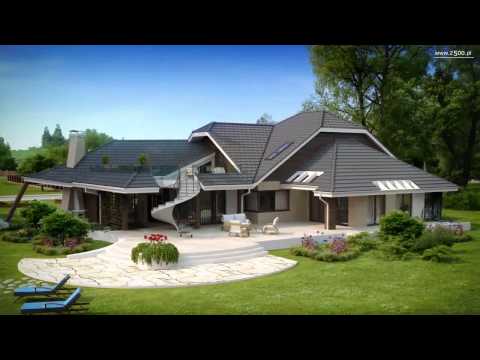 Projekty Z500 - projekt domu ZR5 w HD www.z500.pl