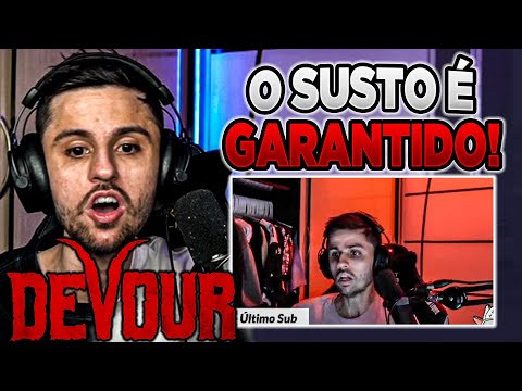 RAZAH SE ASSUSTANDO NO JOGO DE TERROR! - DEVOUR