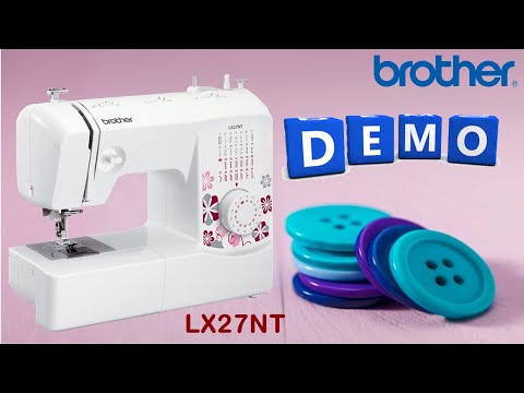 Brother LX27NT Sewing Machine Demo