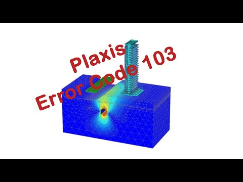 plaxis error code 103 load advancement procedure fails