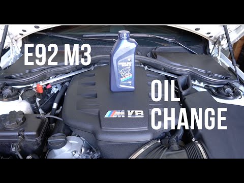 BMW E92 M3 Oil Change DIY