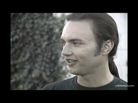 Geoff Tate of Queensryche with Terry David Mulligan in Vancouver (October 1991, MuchMusic)