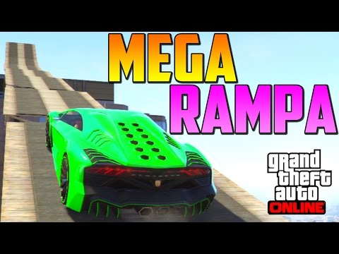MEGA RAMPA SUUUPER LARGA!! - Gameplay GTA 5 Online Funny Momens