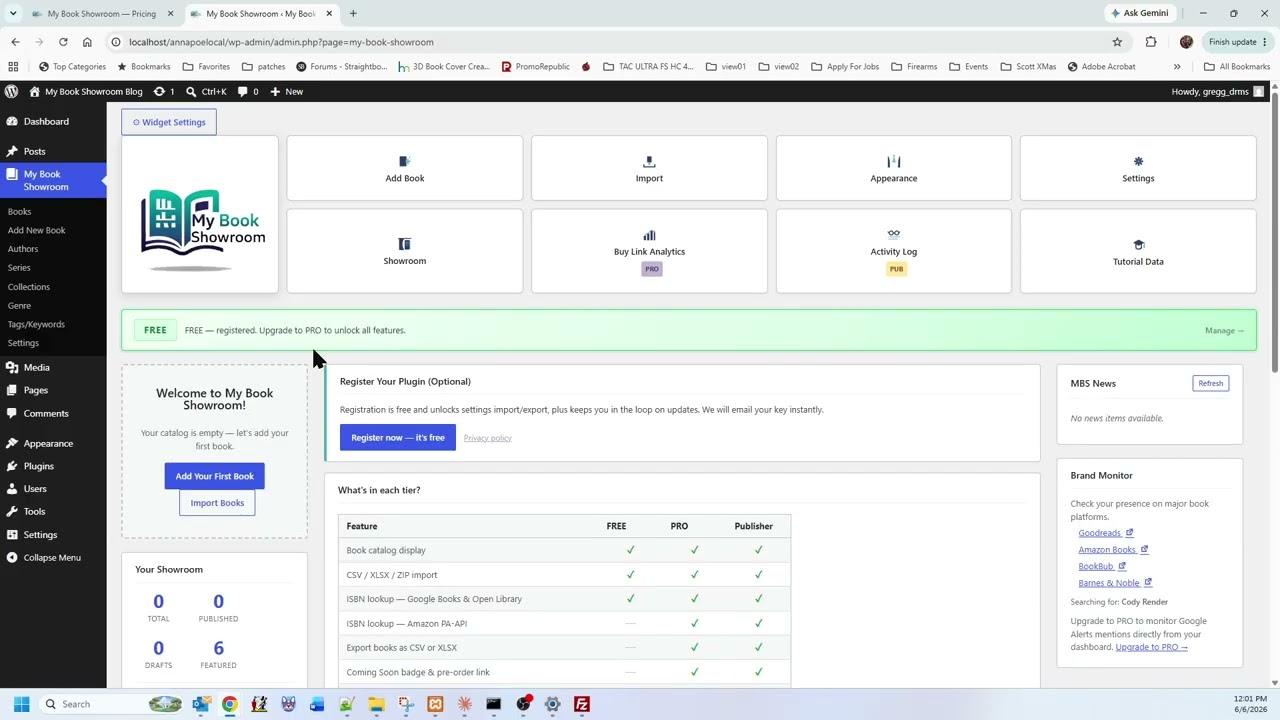 Install the Tutorial Sample Books