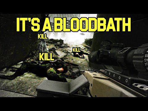 8 PMC Kills with the new M60 Machine Gun! - Tarkov