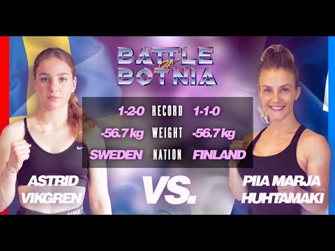 Battle of Botnia 7 - LÅ. Piia Marja Huhtamaki vs Astrid Vikgren Full fight