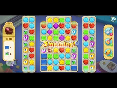 행복의저택/Matchington mansion Level 1718 Win Boosters(Spoon,Coin*2)/Puzzle/Matchington/mansion