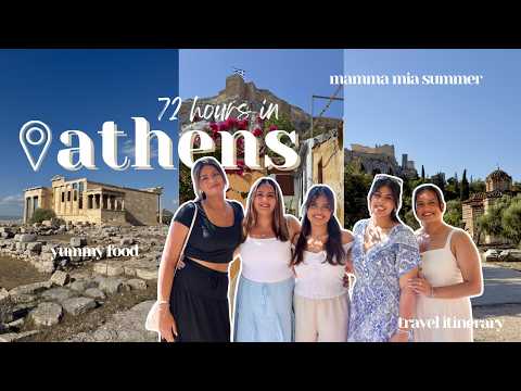 GREECE VLOG | 72 hours of PURE CHAOS in Athens 🏛️🇬🇷