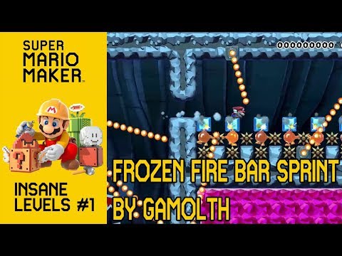 SMM - Insane Levels #1 - Frozen Fire Bar Sprint by Gamolth