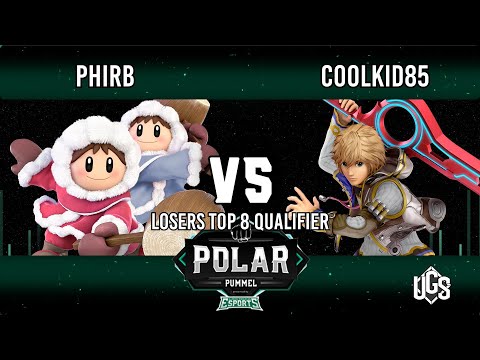 Polar Pummel  -  Losers Top 8 Qualifier  -  Phirb(Ice Climbers) Vs. CoolKid85(Shulk)