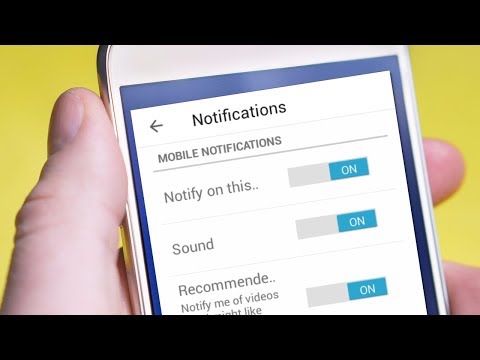 How To Disable Notifications on Android Phone or Tablet Video