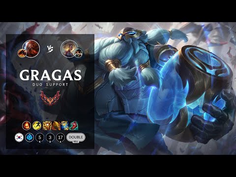 Gragas Support vs Rell - KR Grandmaster Patch 12.16