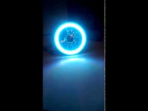 5-3/4" RGB SMD LED Multi-Color Changing Halo Angel Eye Ring Headlight