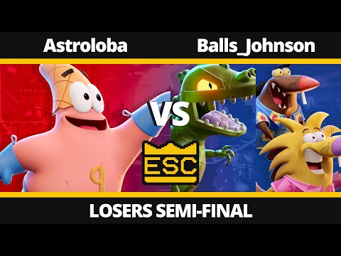 NASB at ESC 38 - Losers Semi-Final - Astroloba (Patrick) Vs. Balls_Johnson (Reptar, Angry Beavers)