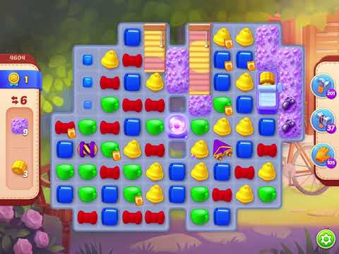 Homescapes Level 4604 With No Boosters - Royal Tearoom: Jam Fountain