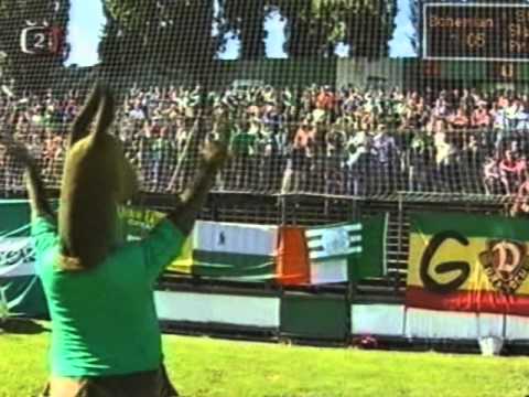 Reportáž ČT z Dohráno k prvnímu zápasu Bohemky po znovuzrození (7. srpna 2005)