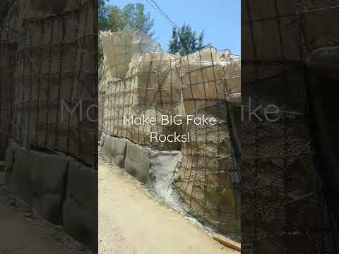 Making BIG Fake Rocks is Awesome!