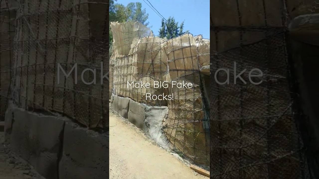 Making BIG Fake Rocks is Awesome!