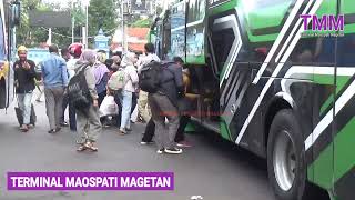 Download lagu ARTISE MAGETAN banjir Penumpang Bus Sudiro Tungga Jaya Terminal Maospati Magetan, Indonesia mp3