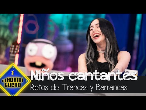 Trancas y Barrancas convierten a cantantes en niños para retar a Nicki Nicole - El Hormiguero