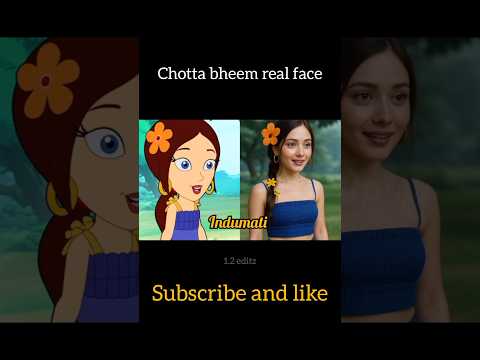 Chota bheem real life faces 😊😍 || #shorts #ytshorts #youtubeshorts #cartoon #oggy #doraemon #kids