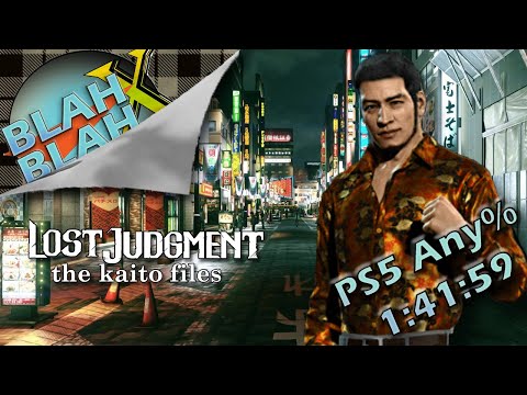 Lost Judgment Kaito Files Any% 1:41:59