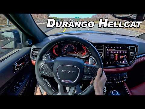 Driving The Dodge Durango SRT Hellcat - When Your Daily Has a 710hp Supercharged Hemi V8 (POV)
