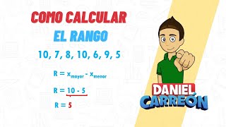 HOW TO CALCULATE THE RANGE OF A DATA SET Super easy - For beginners