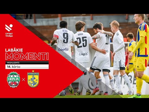 14. kārta: FK Liepāja 3:1 FK Ventspils (Labākie momenti)
