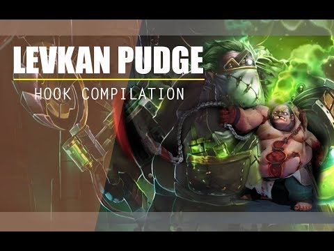 Levkan Pudge Hook Compilation Highlight - Dota 2