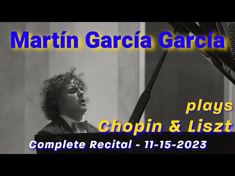 Martin Garcia Garcia complete recital, November 15, 2023 - Fazioli F308