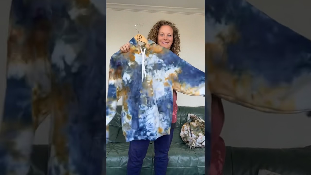 NEW colors #tiedye Nike hoodie! 🎨🔥 #tiedyefashion #diy #custom