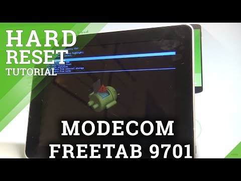 How to Hard Reset MODECOM FREETAB 9701 - Remove Screen Lock / Wipe Data  |HardReset.Info