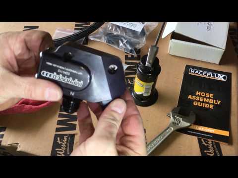 Making AN Hose Fittings for Engine Oil Cooler Install - Chevy Tahoe GM Trucks